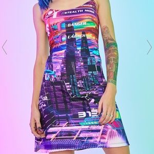 MANIC MADNESS PRINT DRESS